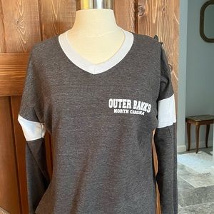 Outer Banks North Carolina Sweatshirt Size Small color Gray